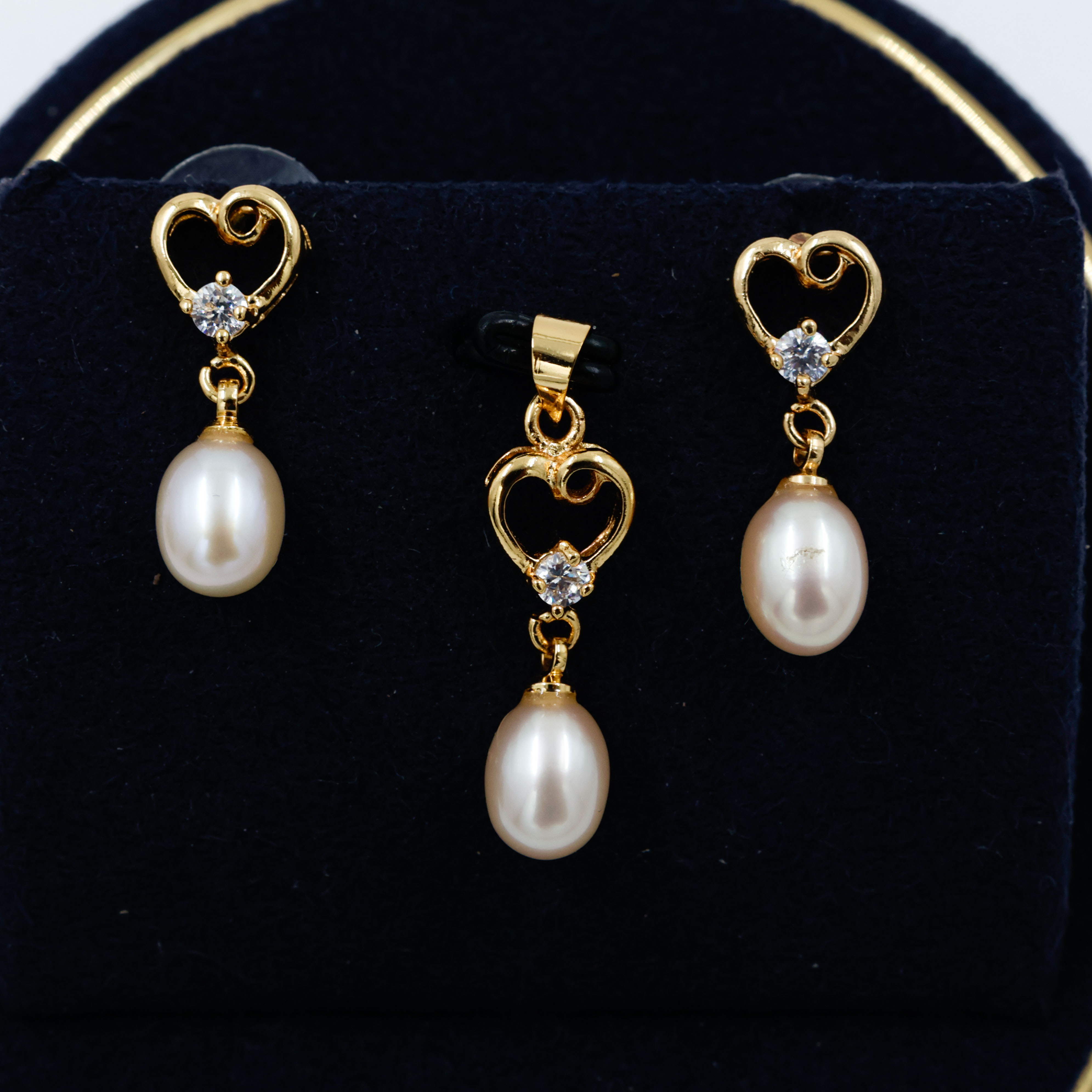 Pearl Pendant Set Without Chain